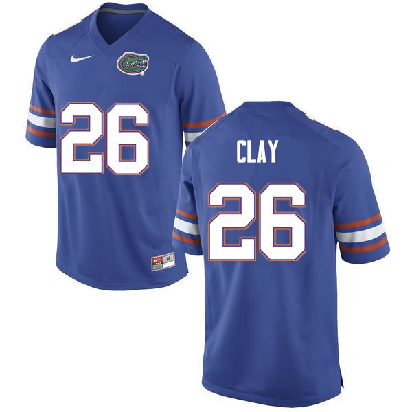 NCAA Florida Gators Robert Clay Men's #26 Nike Blue Stitched Authentic College Football Jersey EIW7664JR